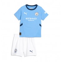 Dječji Nogometni Dres Manchester City Domaci 2024-25 Kratak Rukav (+ Kratke hlače)